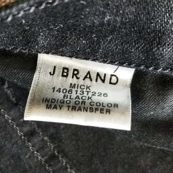 🔱HP🔱 J Brand \ Mick \ Men's Premium Denim Skinny Jeans / Black / 32x32 ~ NWOT - Picture 8 of 9